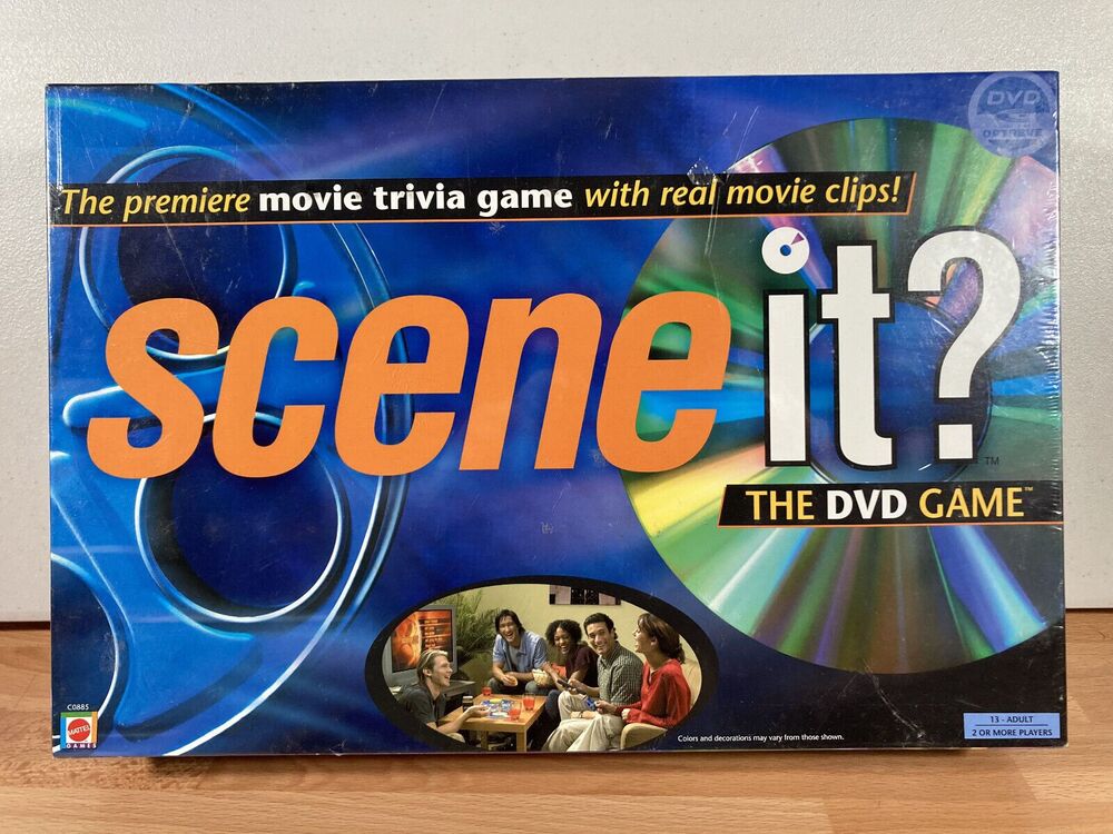 Scene It? DVD Game • Premiere Movie Trivia Edition • Board Game • Mattel • 2003